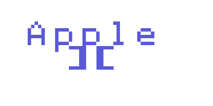 Apple ][ Font Download